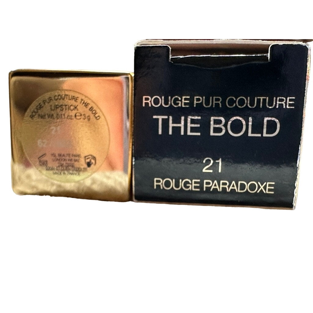 YSL The Bold High Pigment Lipstick Satin Lip Rouge Paradoxe #21