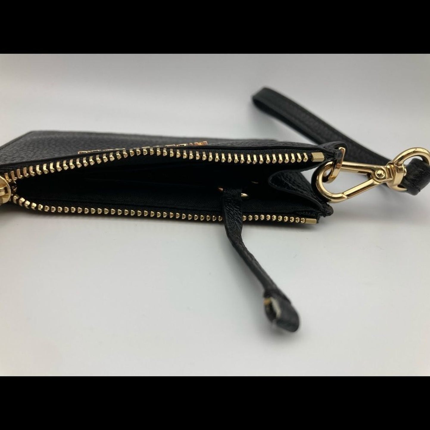 MICHAEL MICHAEL KORS Black Leather Coin Purse