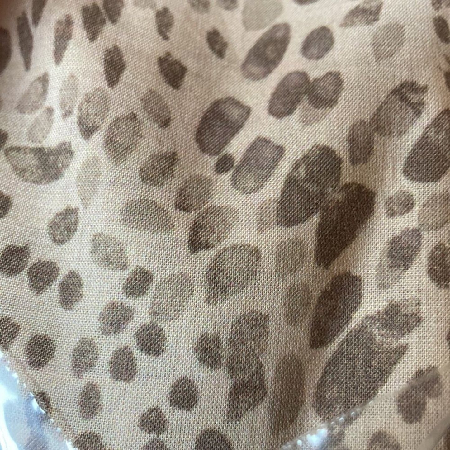 WAYF Printed Tie Pareo Skirt In Tan Cheetah Womans' Beach Cover Up Wrap