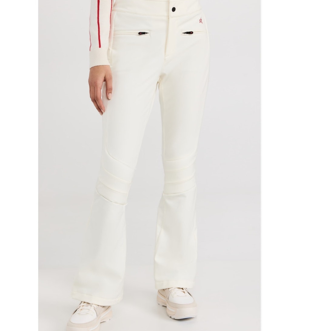 Perfect Moment Woman's Aurora High Waist Flare Pants Snow White Size Med.