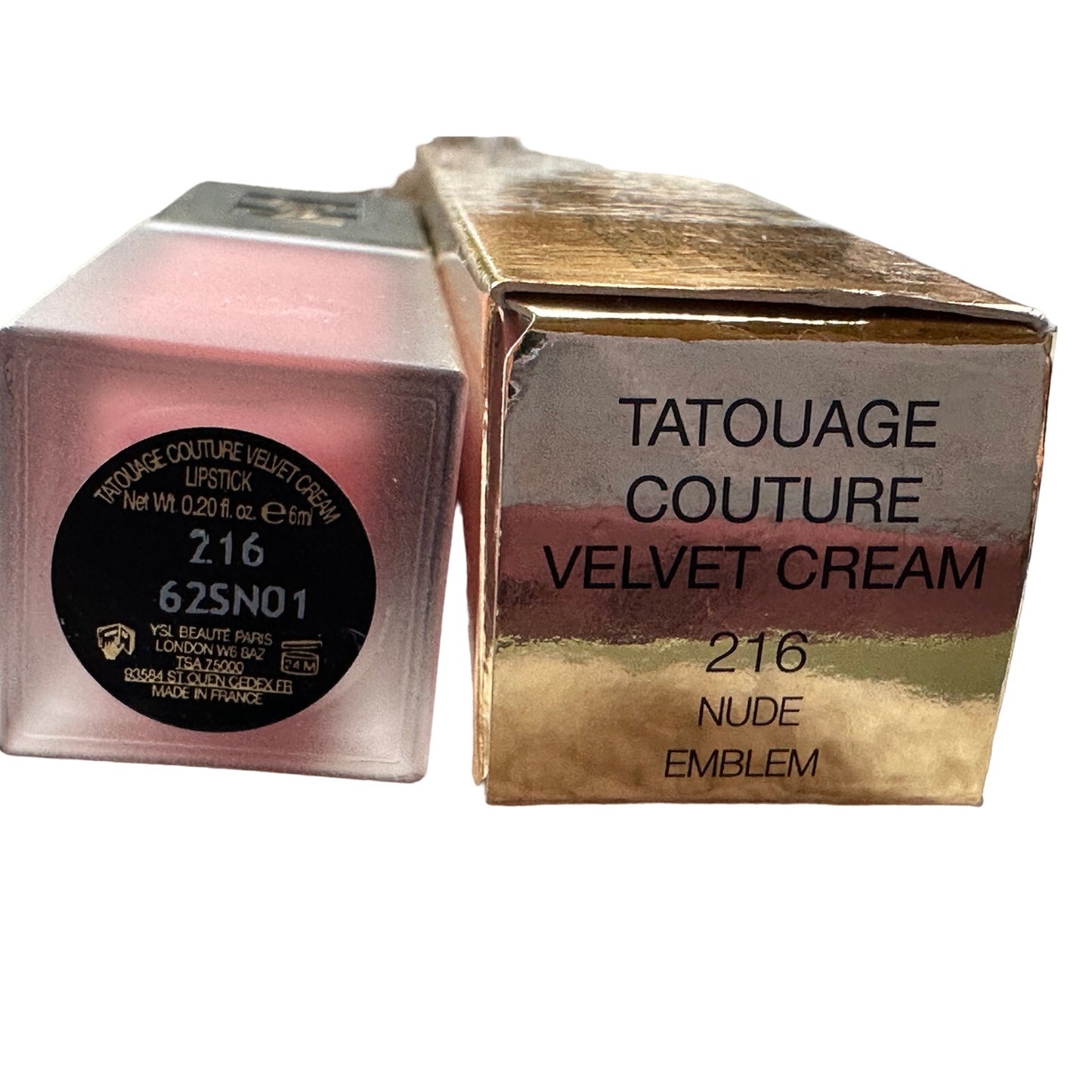 Yves Saint Laurent Tatouage Couture Velvet Cream - Velvet Matte Stain (Shade 216) Condition: Brand New, Unopened