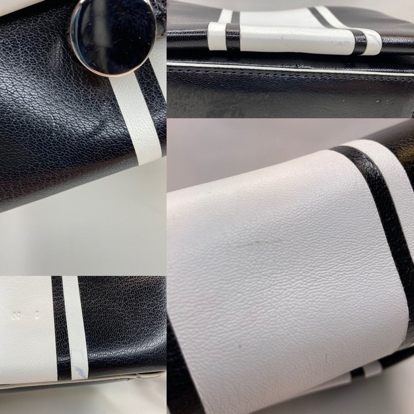 Marni Caddy Racing Stripe Leather Shoulder Bag Handbag Purse Marni Woman’s bag