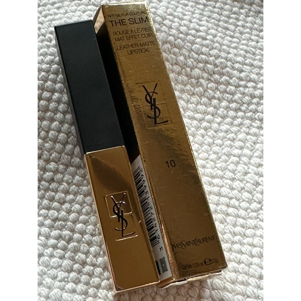YSL The Slim # 10 Corail Antinomique Matte lip High pigment Lipstick