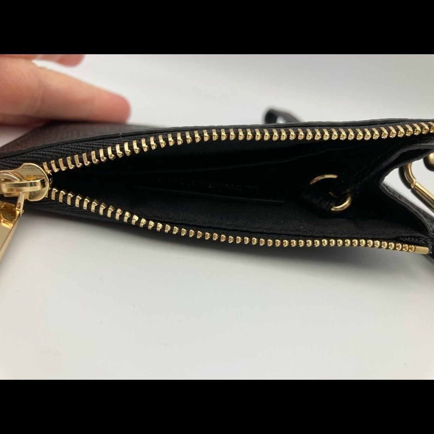 MICHAEL MICHAEL KORS Black Leather Coin Purse