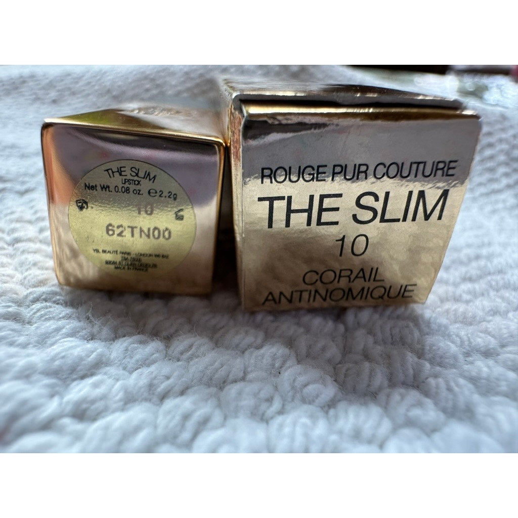 YSL The Slim # 10 Corail Antinomique Matte lip High pigment Lipstick