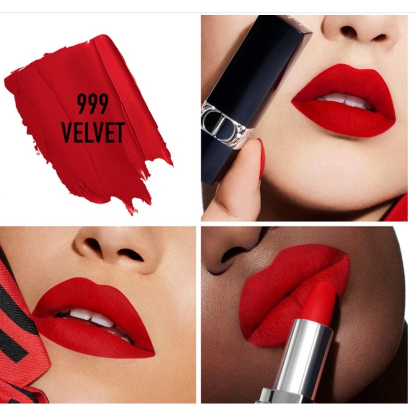 Dior Rouge Refillable Lipstick Red 999 Matte