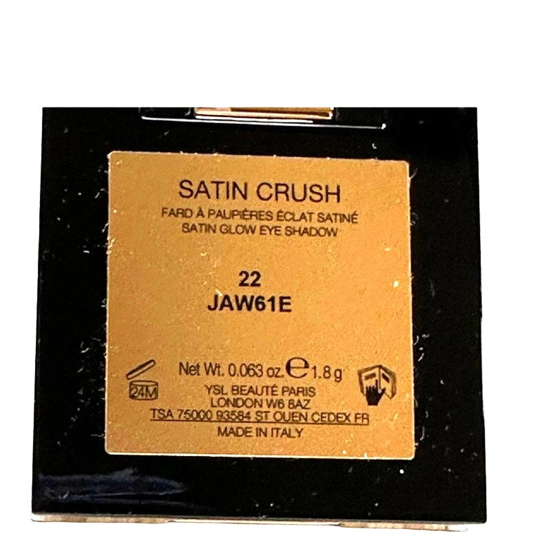 YSL Satin Crush Eye Shadow Excessive Brown# 22