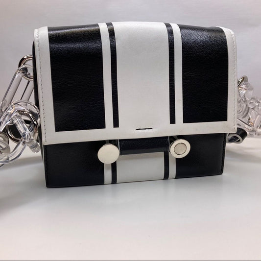 Marni Caddy Racing Stripe Leather Shoulder Bag Handbag Purse Marni Woman’s bag